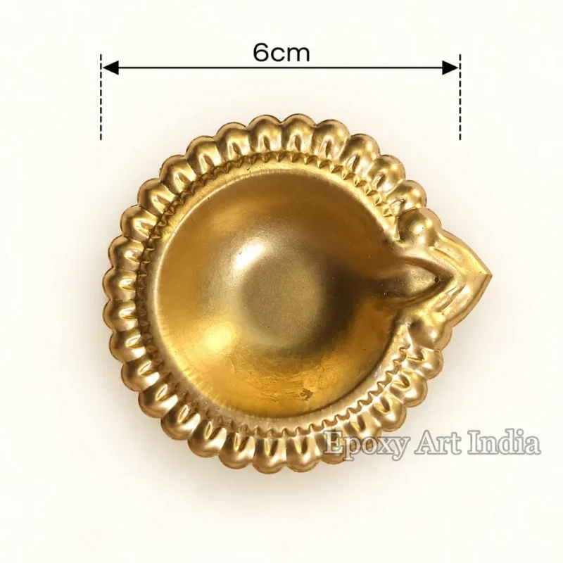 Small Size Designer Diya Urli for Candle Making