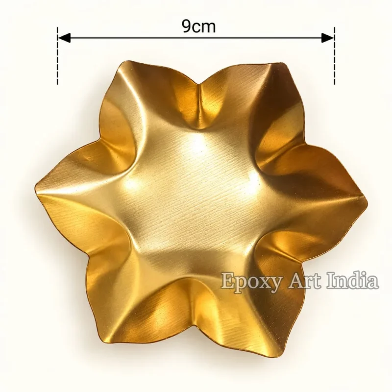 6 Nok Flower Shape Urli for Candle Making
