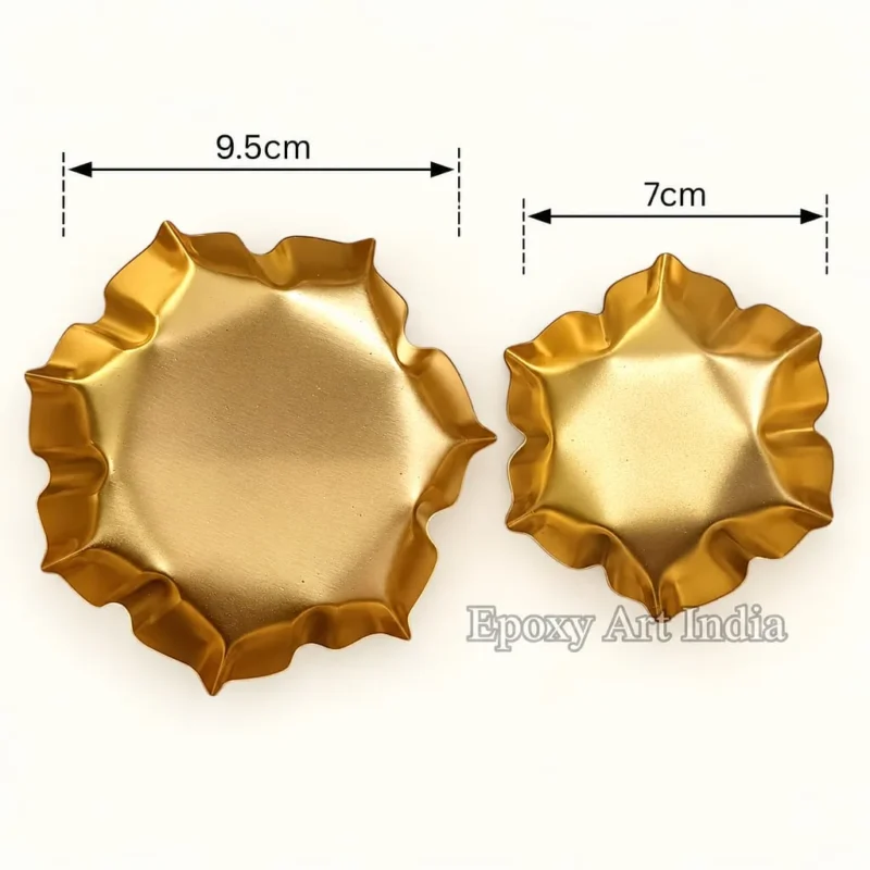 Small Size 6 Nok Flower Shape Urli for Candle Making