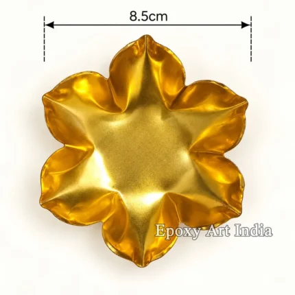 6 Nok Lotus Shape Urli with Depth for Candle Making