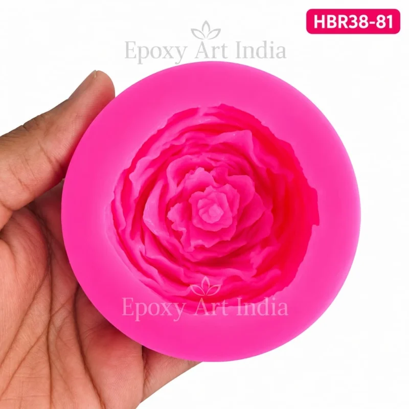Peony Flower Candle Silicone Mould
