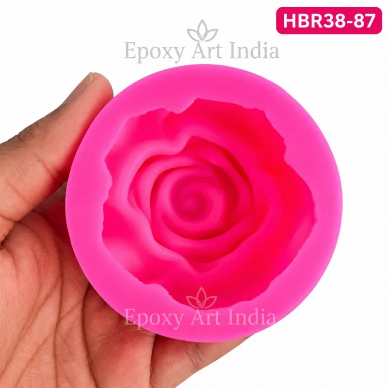 3D Rose Flower Candle Making Silicone Mould