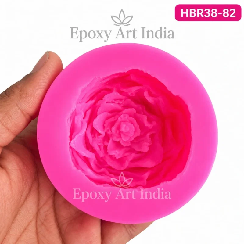 Small Peony Flower Candle Making Silicone Mould