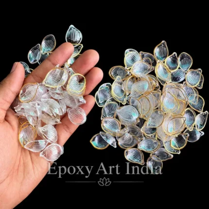 White Plastic Flower Petals