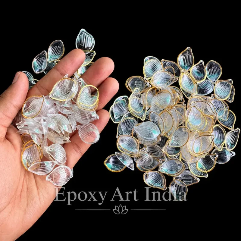 White Plastic Flower Petals
