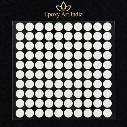 Candle Wick Stickers | Heat Resistant Wick Adhesive Tabs for Candle Making (Pack of 100 dots)