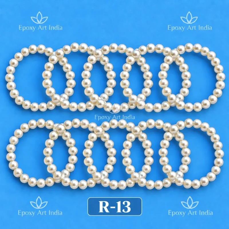 Pearl Ring 4.5 cm | For Pooja Thali | Set of 10
