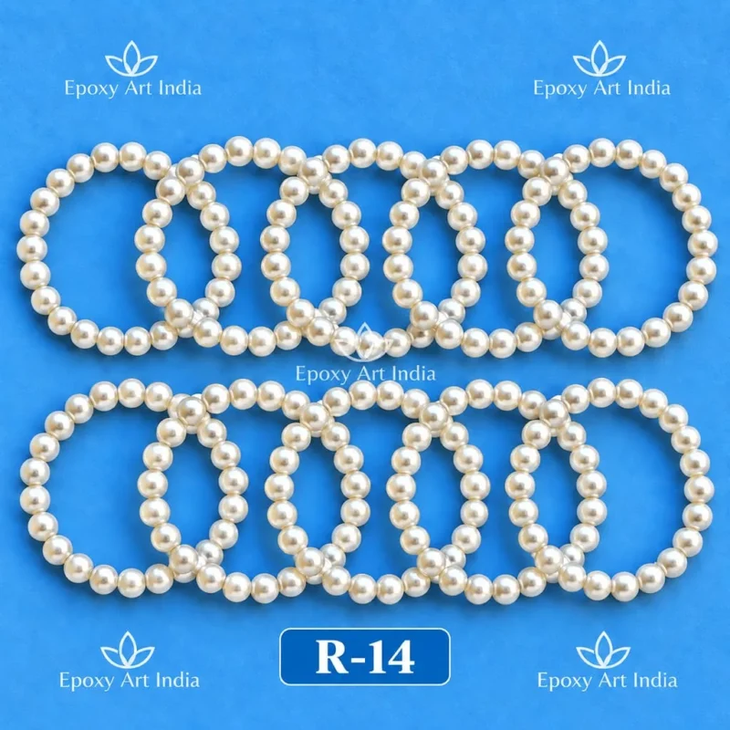 Pearl Ring 3.5 cm | For Pooja Thali | Set of 10