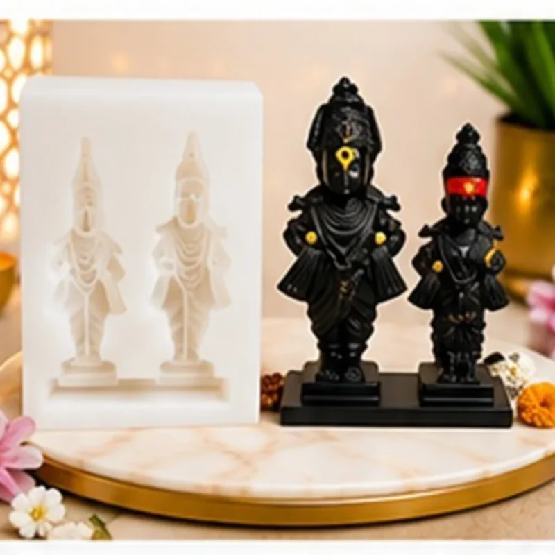 Vitthal Rukmini Idol Making Mould | God Mould