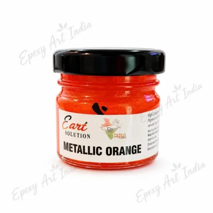 Metallic Orange Gel Pigment for Resin Art