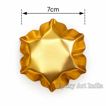 Small Size 6 Nok Flower Shape Urli for Candle Making
