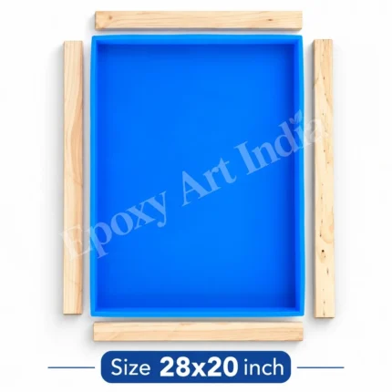 28 x 20 Inches Rectangle Table Top Silicone Mould for Resin Art