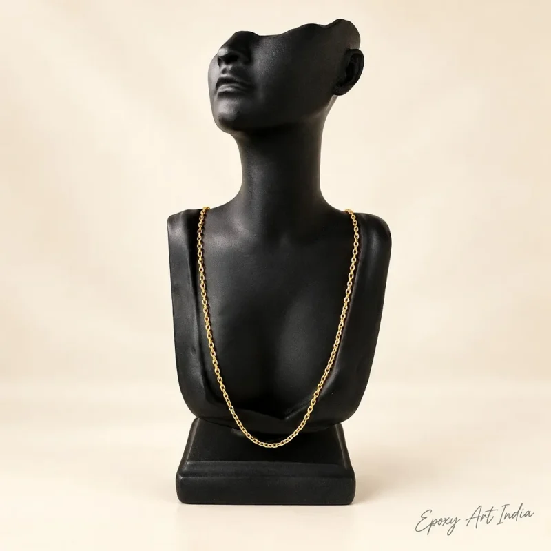 Golden Chain for Resin Jewellery Making Set of 5